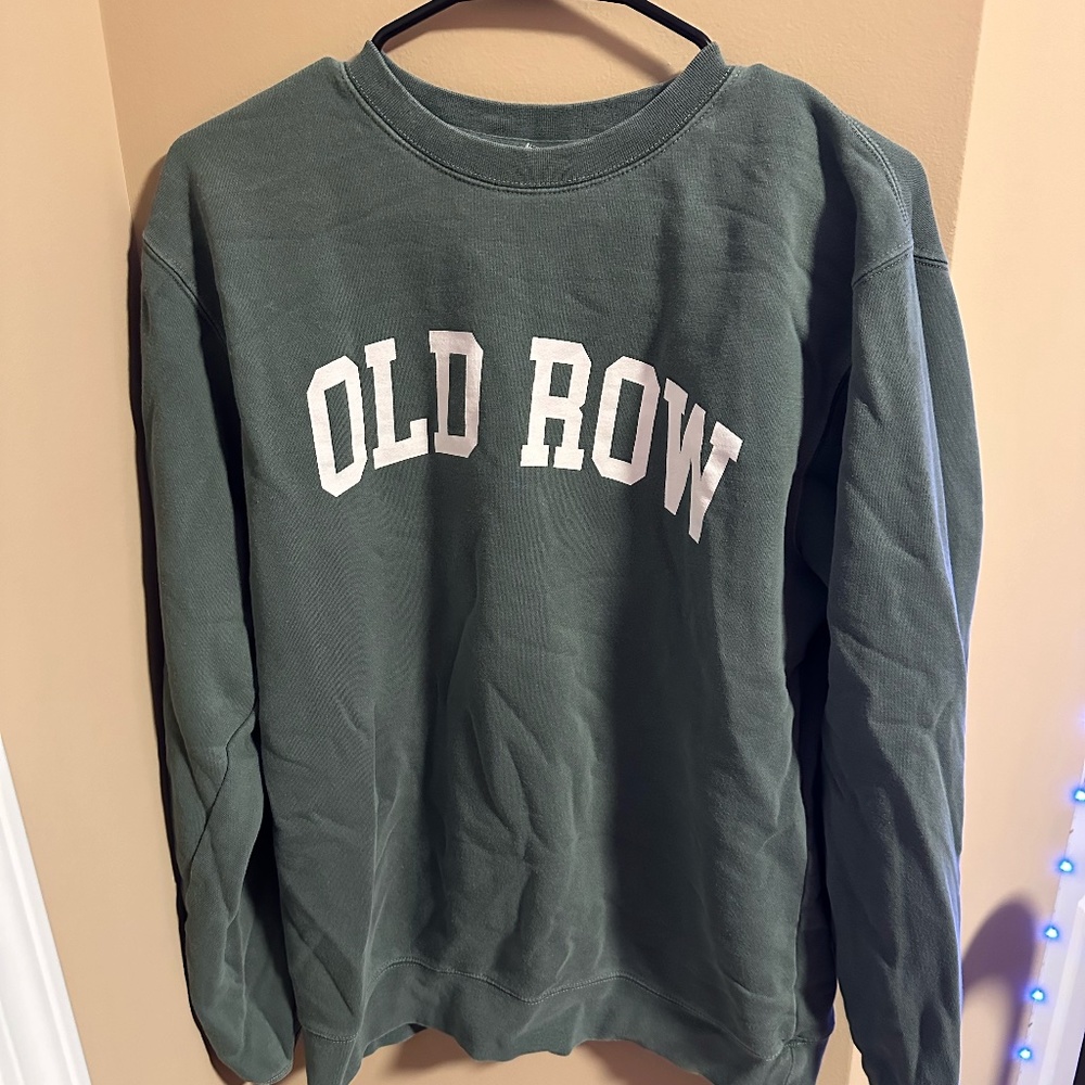 Old Row Green Crewneck
